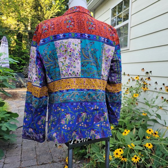 ETRO Milano cotton jacket sz 48 - Picture 3 of 4